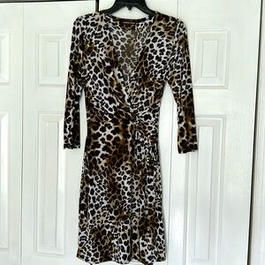 Leopard print dress